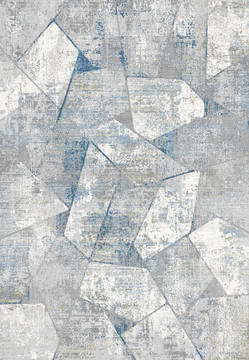 Dynamic TORINO White Rectangle 2x4 ft  Carpet 122905