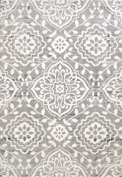 Dynamic TROYA Grey Rectangle 5x8 ft  Carpet 122933