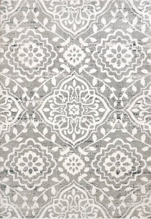 Dynamic TROYA Grey 710 X 1010 Area Rug TY9124605910 801-122934 Image 0