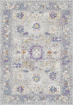 Dynamic VALLEY Grey Rectangle 9x13 ft  Carpet 122946