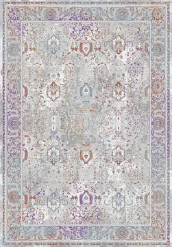Dynamic VALLEY Grey Rectangle 9x13 ft  Carpet 122958