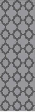 Dynamic VILLA Grey Runner 2'2" X 7'0" Area Rug VL281640109 801-122971