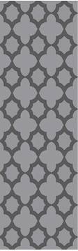 Dynamic VILLA Grey Runner 2'2" X 7'0" Area Rug VL281640109 801-122971