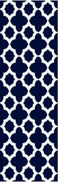 Dynamic VILLA Blue Runner 2'2" X 7'0" Area Rug VL281640510 801-122975