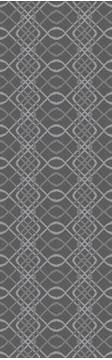 Dynamic VILLA Grey Runner 2'2" X 7'0" Area Rug VL281643190 801-122987