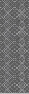 Dynamic VILLA Grey Runner 2'2" X 7'0" Area Rug VL281643190 801-122987