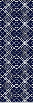 Dynamic VILLA Blue Runner 2'2" X 7'0" Area Rug VL281643510 801-122991