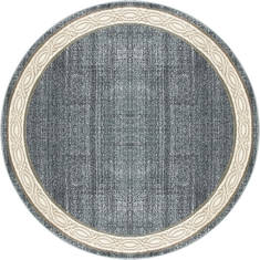 Dynamic YAZD Blue Round 5'3" X 5'3" Area Rug YAR51770590 801-123010