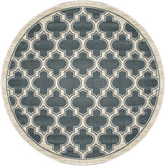 Dynamic YAZD Blue Round 5'3" X 5'3" Area Rug YAR52816510 801-123034