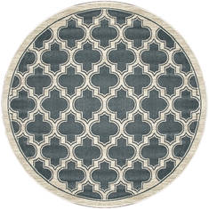 Dynamic YAZD Blue Round 5'3" X 5'3" Area Rug YAR52816510 801-123034