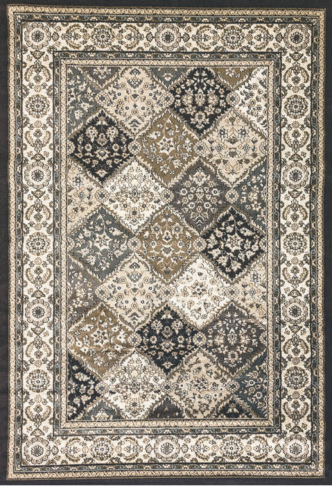 Dynamic YAZD Grey 710 X 1010 Area Rug YA9128471910 801-123054 Image 0