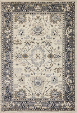 Dynamic YAZD White Rectangle 3x5 ft  Carpet 123063
