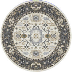 Dynamic YAZD White Round 5 to 6 ft  Carpet 123064