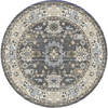 Dynamic YAZD Grey Round 53 X 53 Area Rug YAR58531910 801-123070 Thumb 0