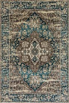 Dynamic ZODIAC Grey 5'3" X 7'7" Area Rug ZO696623950 801-123107