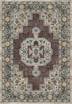 Dynamic ZODIAC Grey Rectangle 8x11 ft  Carpet 123115