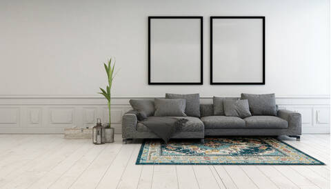 Dynamic ZODIAC Blue 710 X 1010 Area Rug ZO9126631590 801-123122 Image 1