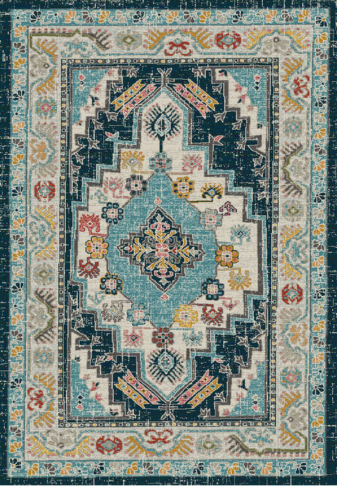 Dynamic ZODIAC Blue 710 X 1010 Area Rug ZO9126631590 801-123122 Image 0