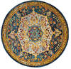 United Weavers Abigail Blue Round 70 X 70 Area Rug 713 20160 88R 806-123145 Thumb 0