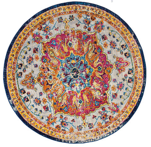 United Weavers Abigail Beige Round 70 X 70 Area Rug 713 20190 88R 806-123152 Image 0