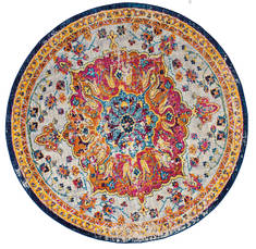 United Weavers Abigail Beige Round 7'0" X 7'0" Area Rug 713 20190 88R 806-123152