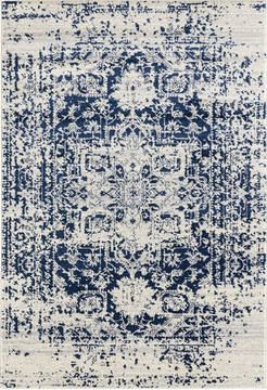 United Weavers Abigail Blue Rectangle 1x2 ft Olefin Carpet 123170