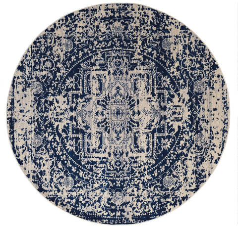 United Weavers Abigail Blue Round 70 X 70 Area Rug 713 20368 88R 806-123173 Image 0