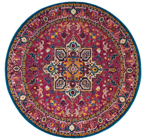 United Weavers Abigail Purple Round 70 X 70 Area Rug 713 20981 88R 806-123229 Image 0