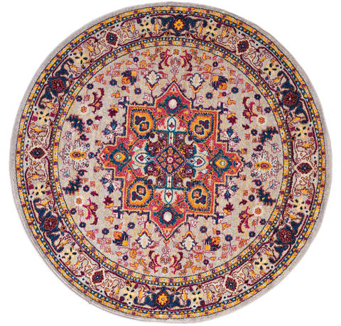 United Weavers Abigail Beige Round 70 X 70 Area Rug 713 20990 88R 806-123236 Image 0
