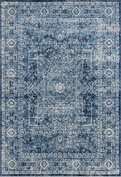 United Weavers Abigail Blue Runner 6 to 9 ft Olefin Carpet 123241