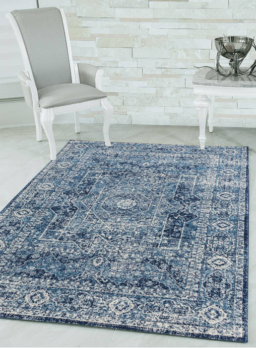United Weavers Abigail Blue 120 X 150 Area Rug 713 21068 1215 806-123246 Image 1