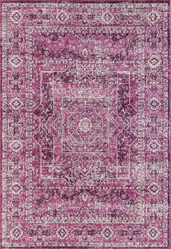 United Weavers Abigail Purple Rectangle 5x7 ft Olefin Carpet 123249