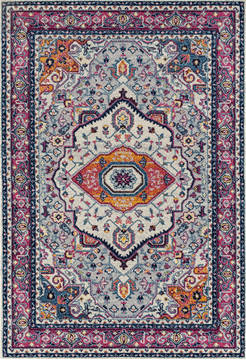 United Weavers Abigail Purple Rectangle 1x2 ft Olefin Carpet 123275