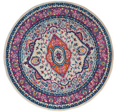 United Weavers Abigail Purple Round 7'0" X 7'0" Area Rug 713 21381 88R 806-123278