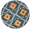 United Weavers Abigail Blue Round 70 X 70 Area Rug 713 21468 88R 806-123285 Thumb 0