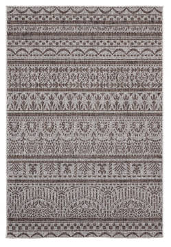 United Weavers Augusta Brown Rectangle 7x10 ft Polypropylene Carpet 123346
