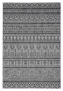 United Weavers Augusta Black Rectangle 5x7 ft Polypropylene Carpet 123351