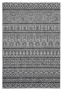 United Weavers Augusta Black Rectangle 7x10 ft Polypropylene Carpet 123352