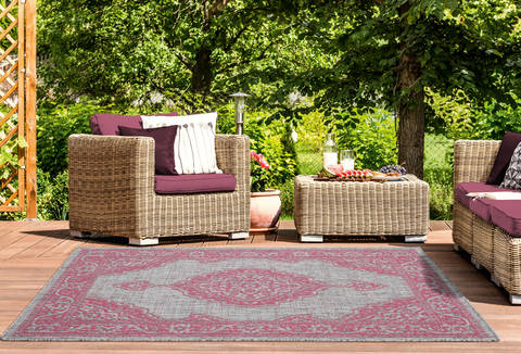 United Weavers Augusta Purple 50 X 70 Area Rug 3900 10286 69 806-123361 Image 1
