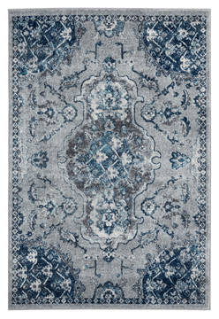 United Weavers Bali Grey Rectangle 5x7 ft Olefin Carpet 123423