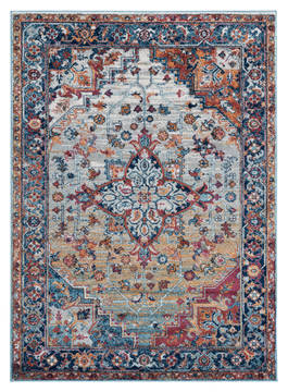 United Weavers Bali Multicolor Rectangle 9x13 ft Olefin Carpet 123440
