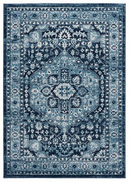 United Weavers Bali Blue Rectangle 7x10 ft Olefin Carpet 123453