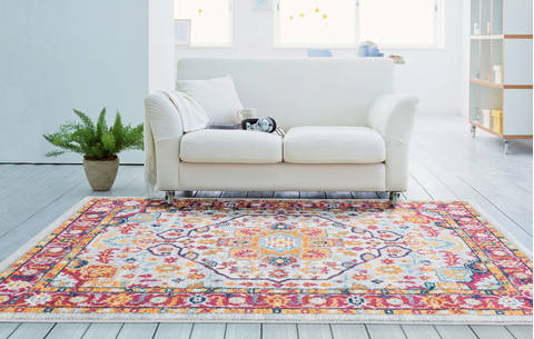 United Weavers Bali Multicolor Round 70 X 70 Area Rug 1815 30475 88R 806-123459 Image 1
