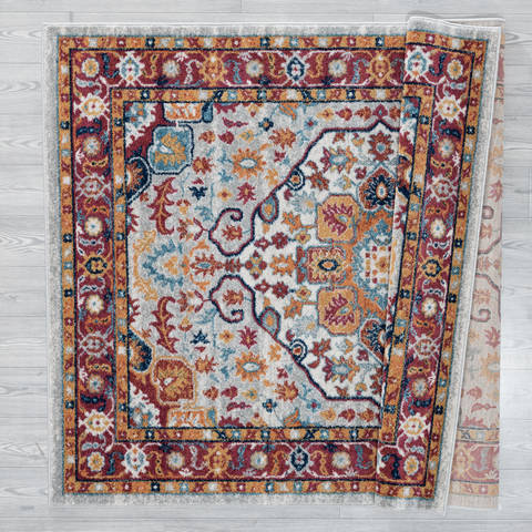 United Weavers Bali Multicolor Round 70 X 70 Area Rug 1815 30475 88R 806-123459 Image 3