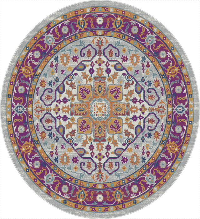 United Weavers Bali Multicolor Round 70 X 70 Area Rug 1815 30475 88R 806-123459 Image 0