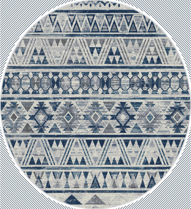 United Weavers Bali Grey Round 70 X 70 Area Rug 1815 30772 88R 806-123480 Image 0