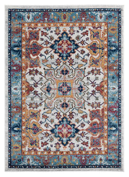 United Weavers Bali Blue Rectangle 7x10 ft Olefin Carpet 123495
