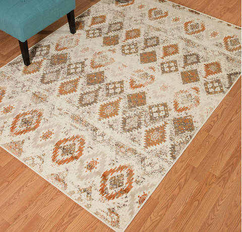 United Weavers Bridges Brown 90 X 130 Area Rug 3001 00597 1013 806-123544 Image 1