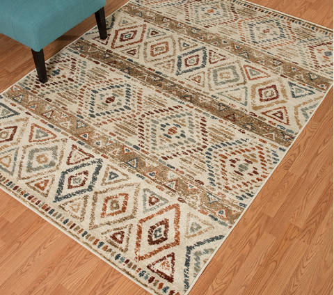 United Weavers Bridges Multicolor 90 X 130 Area Rug 3001 00675 1013 806-123545 Image 1