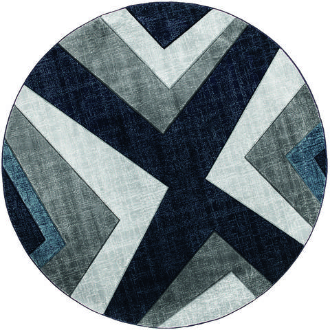 United Weavers Bristol Blue Round 70 X 70 Area Rug 2050 10064 88R 806-123562 Image 0